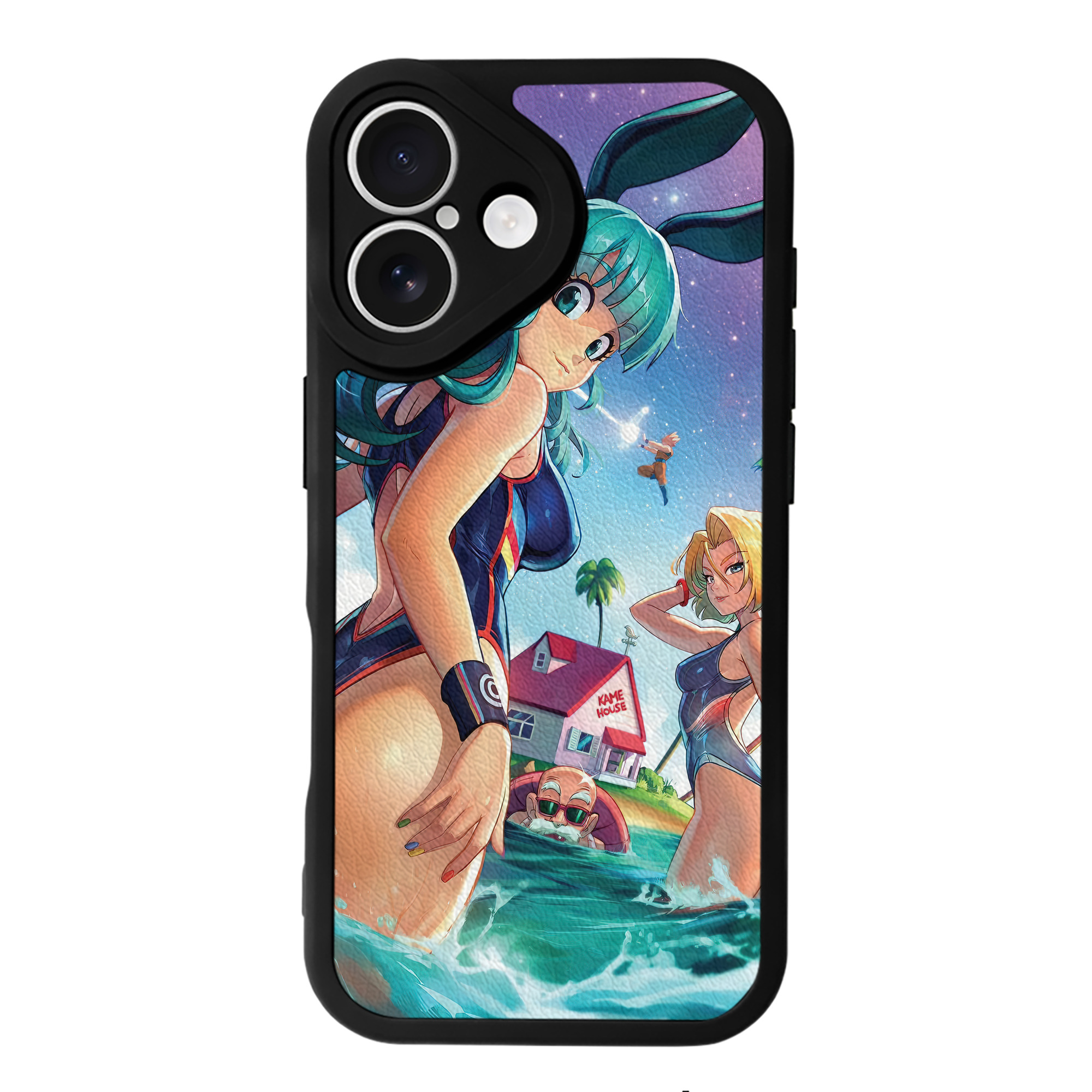 （画像用） ドラゴンボール DRAGON BALL 【iPhone 16シリーズ対応】シリコンスマホケース（レザー調） 材質：シリコン